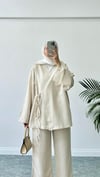 Pinteres Kimono Takım Bej