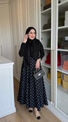 Premium Puantiye Etek Siyah