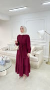 Pure Kat Elbise Bordo