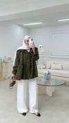Püsküllü Kimono Haki 