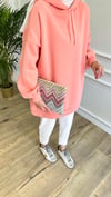 Rabi Sweatshirt Pembe