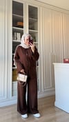 Rona Triko Takım Acı Kahve 