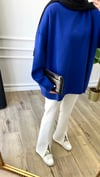 Saks Basic Bisiklet Yaka Sweatshirt