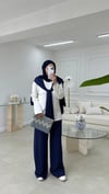 Şallı Oysh Takım Lacivert
