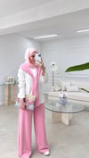 Şallı Oysh Takım Pembe