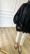 Siyah - Saten Tunik