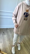Teddy Sweatshirt - Bej 