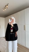 Teddy Sweatshirt Siyah