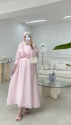 Volanlı Elbise Pembe