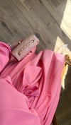 Volanlı Elbise - Pembe