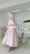 Volanlı Elbise Pembe