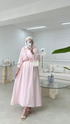Volanlı Elbise Pembe