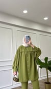 Yağ Yeşili - Oversize Takım