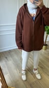 Zara Model Hırka - Acı Kahve