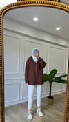 Zara Model Hırka - Acı Kahve