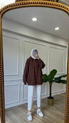 Zara Model Hırka - Acı Kahve