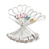 Kouba Alu Nuts 9'lu Stoper Seti - Silver, n.1-9