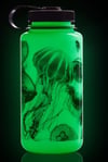 Nalgene 32oz WM Glow w/ Black Jallyfish