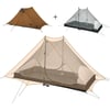 Night Cat Lanshan-2 2 Kişilik 4 Mevsim Ultralight Çadır - Haki