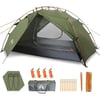 Night Cat ZP-34 2 Kişilik 4 Mevsim Alüminyum Ultralight Çadır - Yeşil