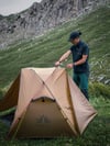 Night Cat ZP-U1 1 Kişilik 4 Mevsim Alüminyum Ultralight Çadır - Haki