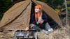 Night Cat ZP-U1 1 Kişilik 4 Mevsim Alüminyum Ultralight Çadır - Haki