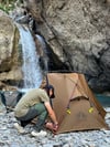 Night Cat ZP-U1 1 Kişilik 4 Mevsim Alüminyum Ultralight Çadır - Haki