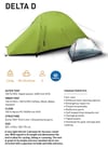 Trimm Delta-D 2 Kişilik 4 Mevsim Ultralight Çadır