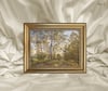  Alfred Sisley - Ağaçlık Patika Çerçeveli Tablo