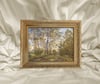  Alfred Sisley - Ağaçlık Patika Çerçeveli Tablo