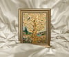 Art Nouveau - Ağaç ve Kuş Çerçeveli Tablo