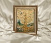 Art Nouveau - Ağaç ve Kuş Çerçeveli Tablo