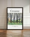 Cezanne - Chestnut Trees Çerçeveli Tablo