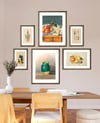 Cezanne Natürmort Çerçeveli Tablo Set