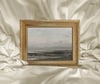 Charles-François Daubigny - Beach at Ebb Tide Çerçeveli Tablo