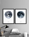 Earth Lune Çerçeveli Tablo Set