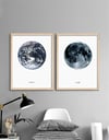 Earth Lune Çerçeveli Tablo Set