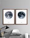 Earth Lune Çerçeveli Tablo Set