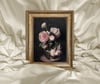 Eduard von Grützner - Peonies Çerçeveli Tablo