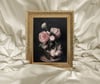 Eduard von Grützner - Peonies Çerçeveli Tablo