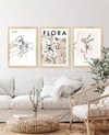 Flora Çerçeveli Tablo Set