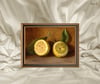 George Henry Hall'un - Lemons Çerçeveli Tablo