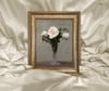 Henri Fantin-Latour'un - Fleurs Çerçeveli Tablo