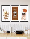 Kahve ve Cupcake Çerçeveli Tablo Set 