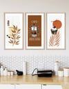 Kahve ve Cupcake Çerçeveli Tablo Set 