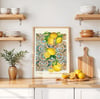 Limonlar Çerçeveli Poster