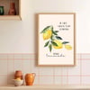 Make Lemonade Çerçeveli Poster