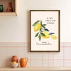 Make Lemonade Çerçeveli Poster
