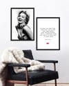 marilyn monroe ve Sözü Çerçeveli Tablo Set