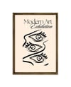 Modern Art Exhibition Çerçeveli Poster